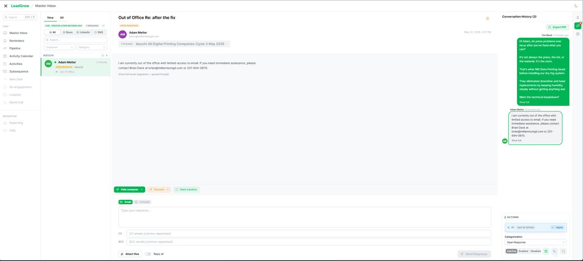 MasterInbox — Conversation View